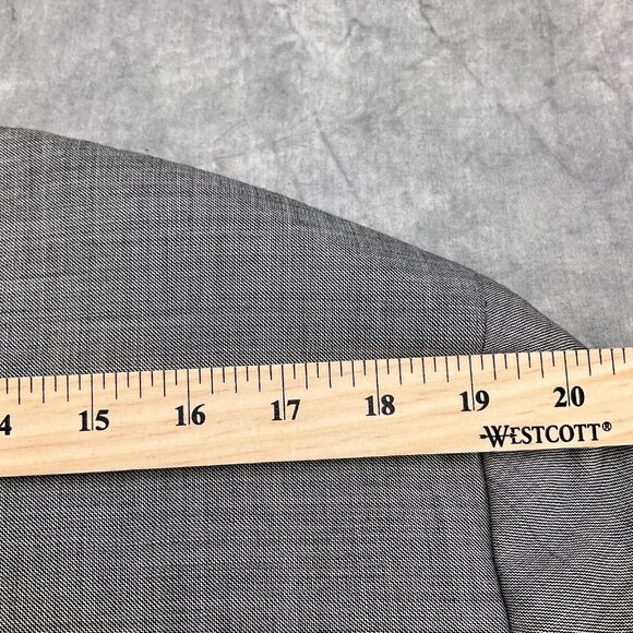 Pronto Uomo Blazer Men 44XLong Gray‎ Double Vent Classic Career Suit Jacket Wool - Picture 6 of 12